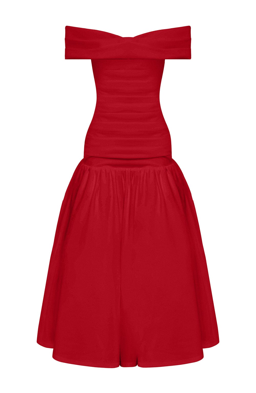 Wilhelmina Midaxi Dress - Red