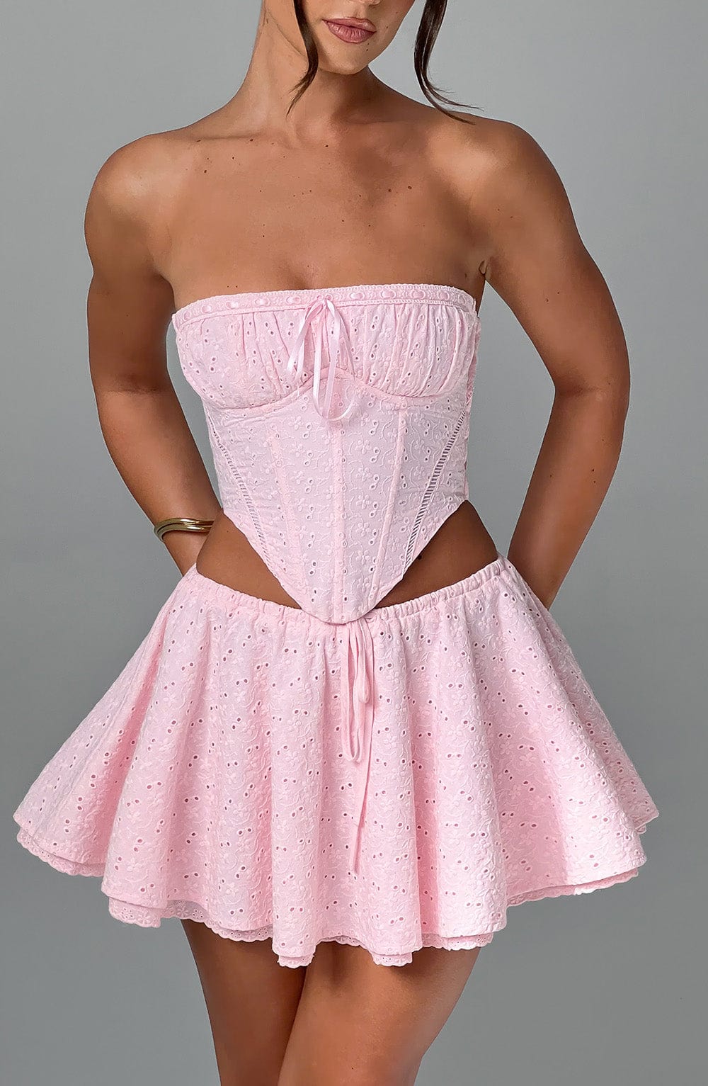 Winnie Mini Skirt - Blush