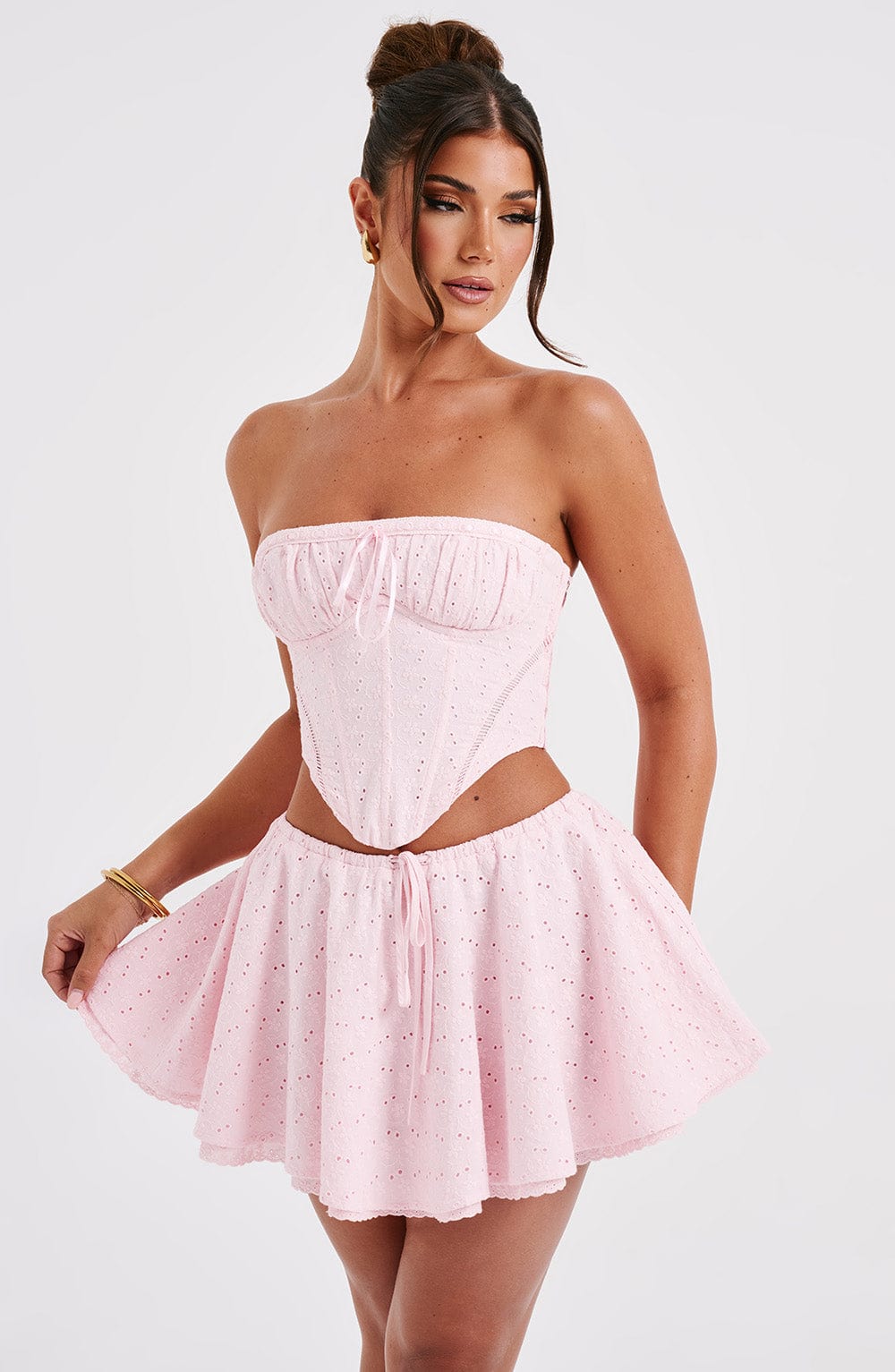 Winnie Mini Skirt - Blush