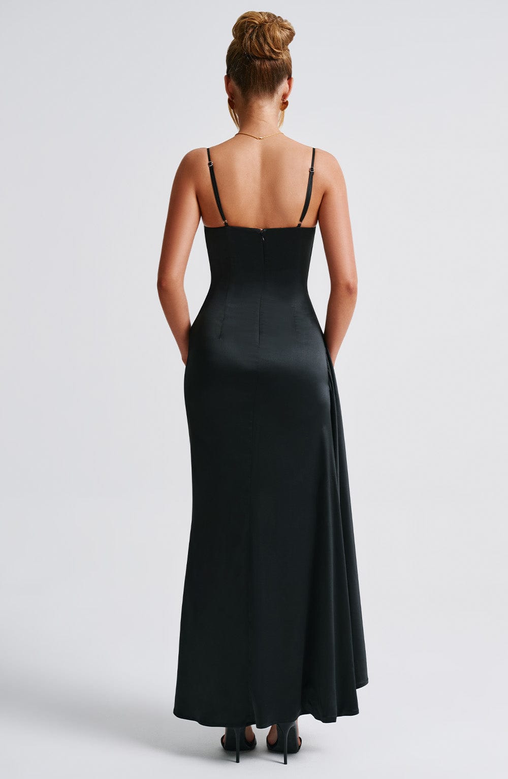 Robe longue Winona - Noir