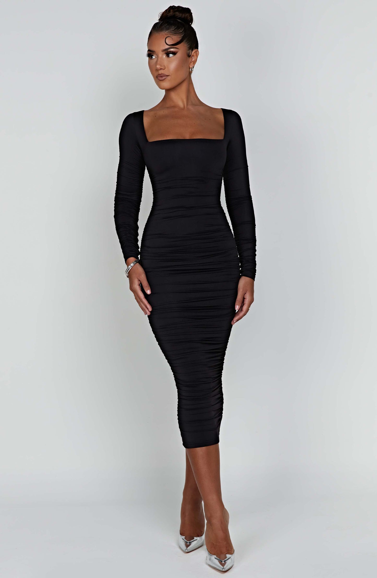 Robe longue Wren - Noir