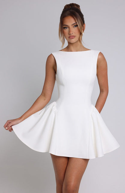 Yalina Mini Dress - Ivory