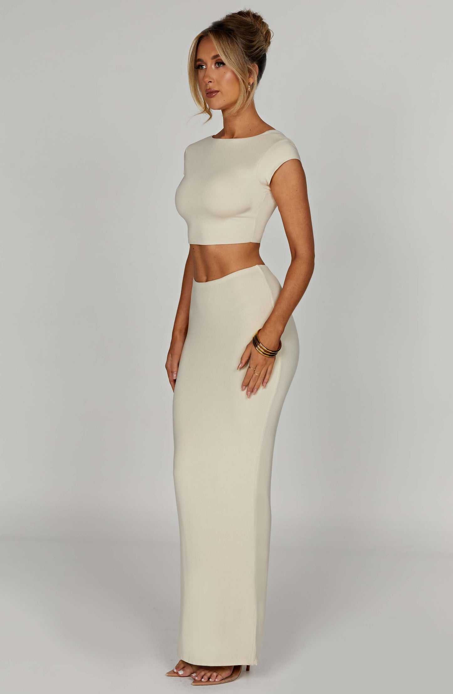 Yazmin Maxi Skirt - Cream