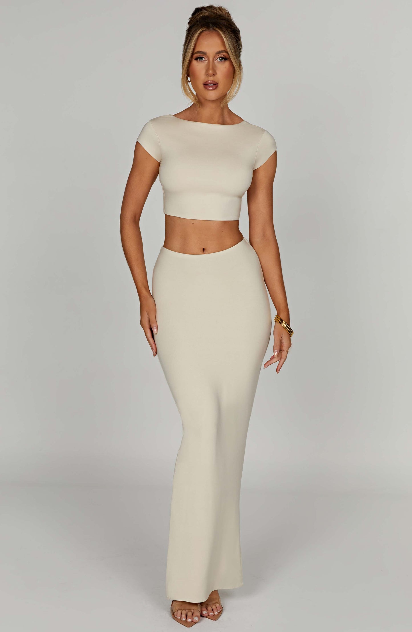 Yazmin Maxi Skirt - Cream