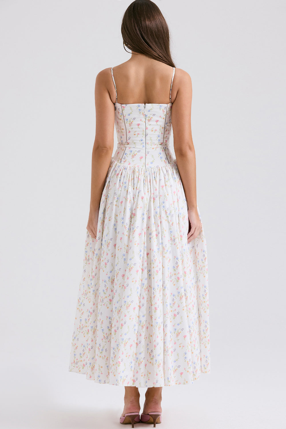 Lison Robe Longue — Fleuri