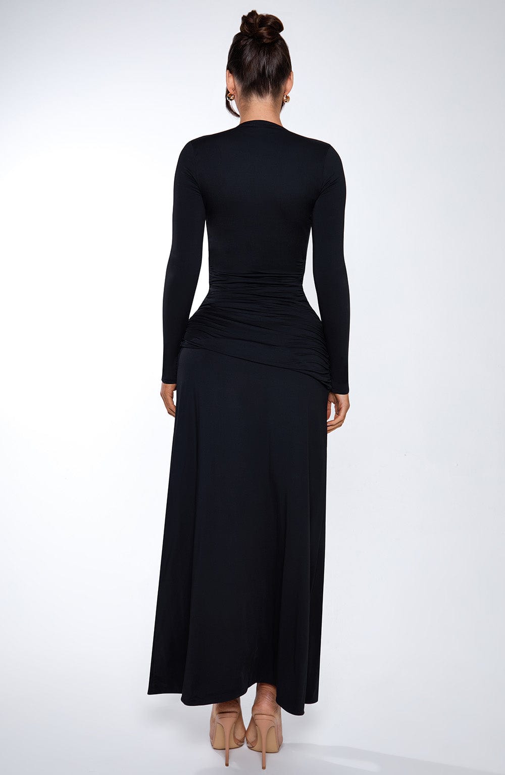 Robe longue Ysabella - Noir