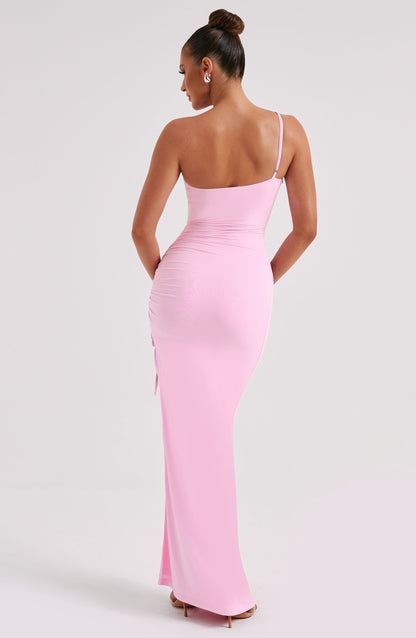 Robe longue Zuri - Rose